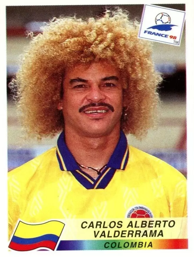 Valderrama football sticker