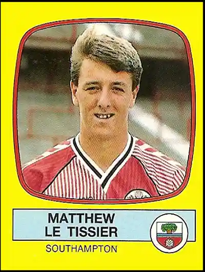Tissier football sticker